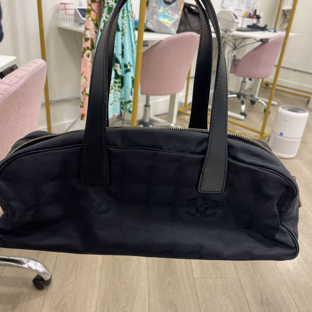 Black Vintage New Travel Line Bowler Bag