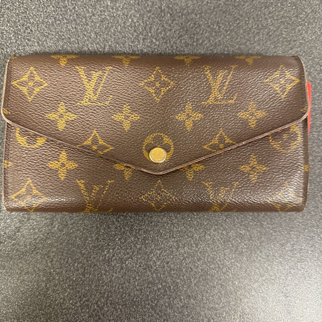 Brown Continental Wallet Monogram Coated Canvas