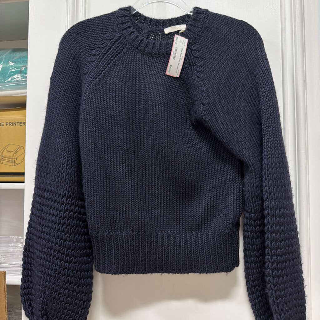 Navy Wool Sweater