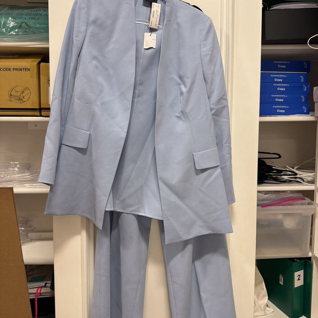 Lt Blue Wool Blazer/Pant (NWT)