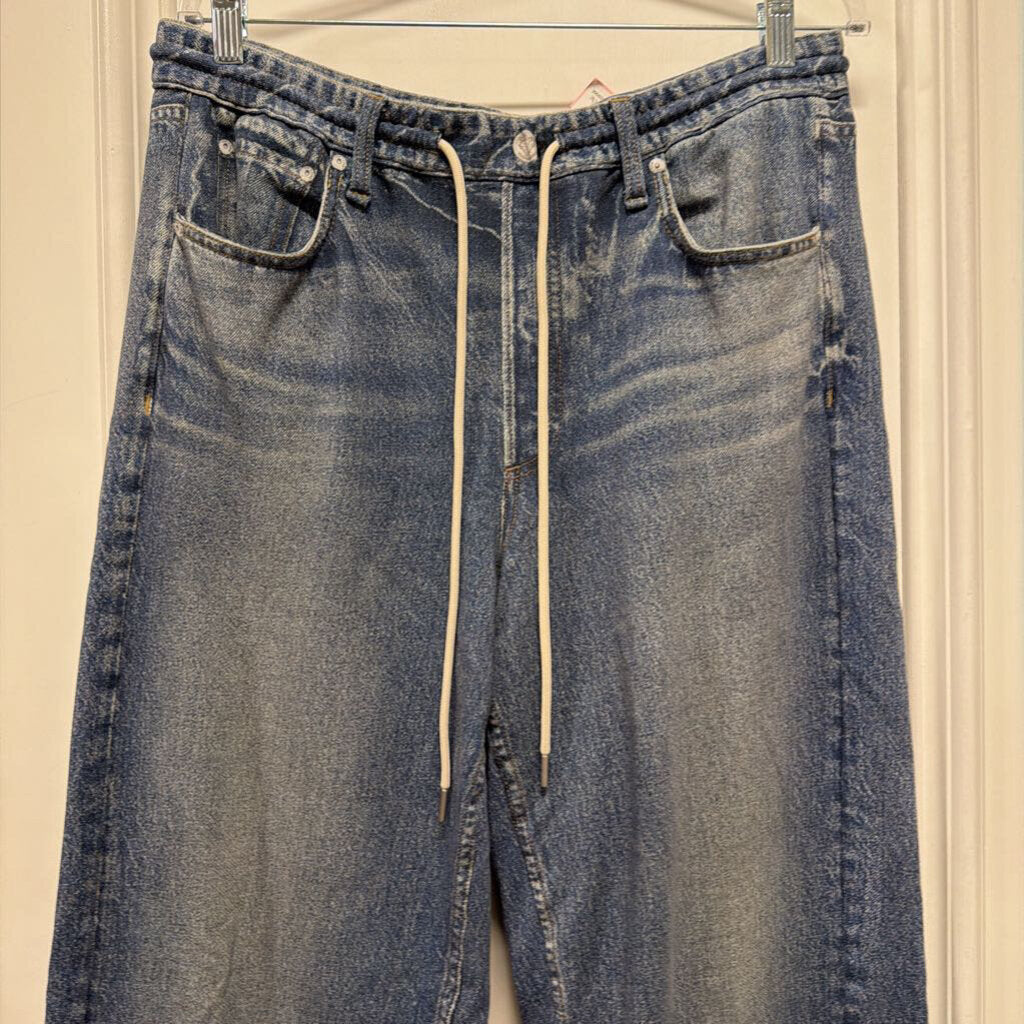 Medium Wash Cototn Sweatpant Jean