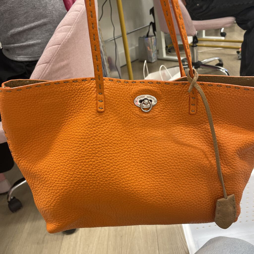 Orange Selleria Carla Tote