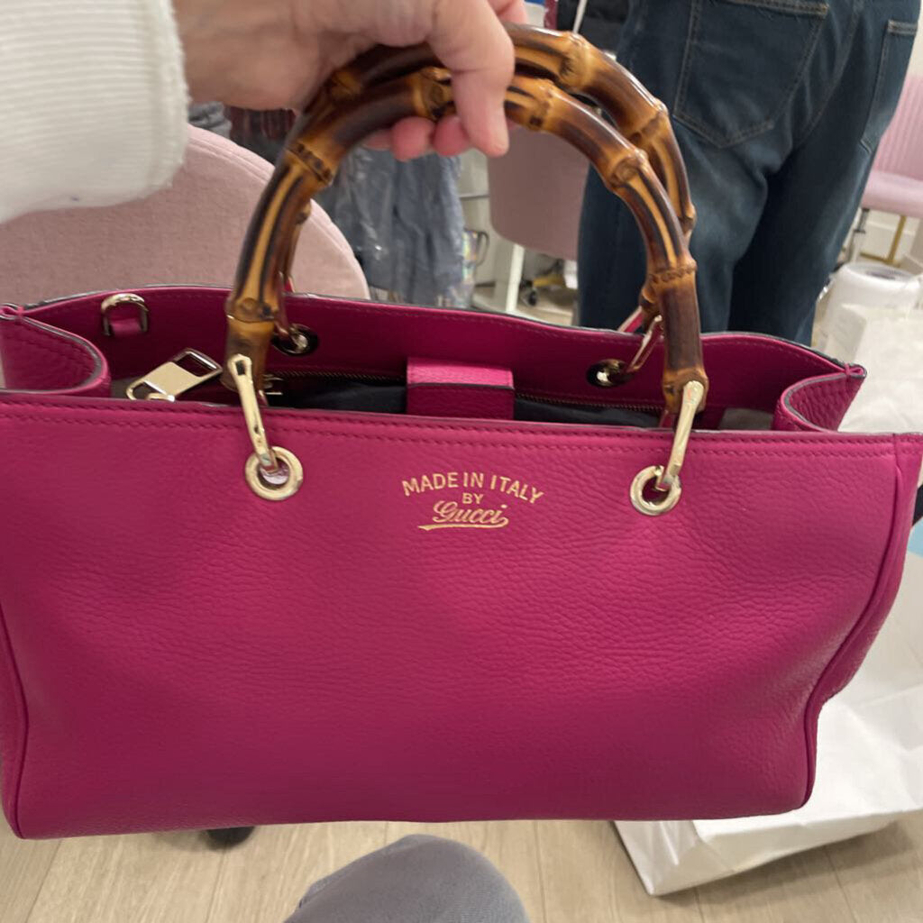 Pink Pebble Bamboo Tote