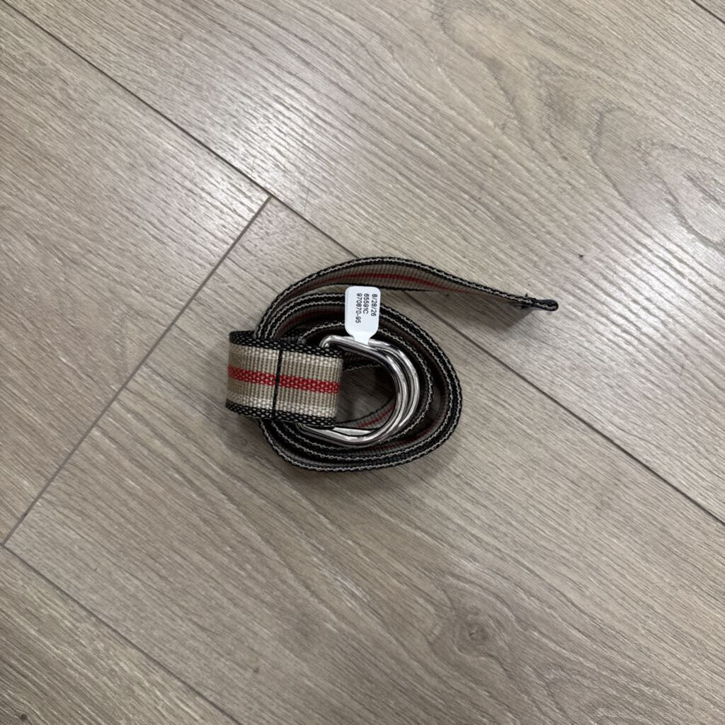 Burberry Canvas Striped Belt