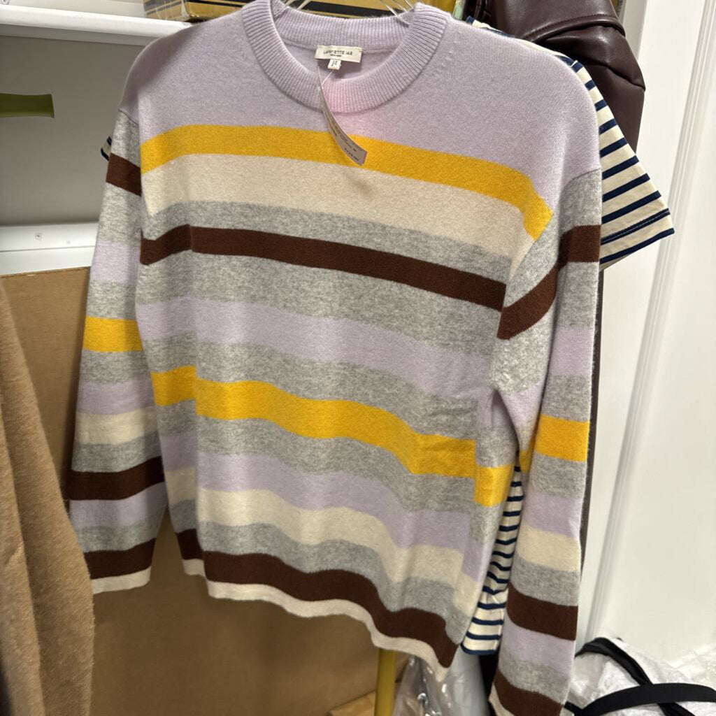 Multicolor Cashmere Striped Sweater