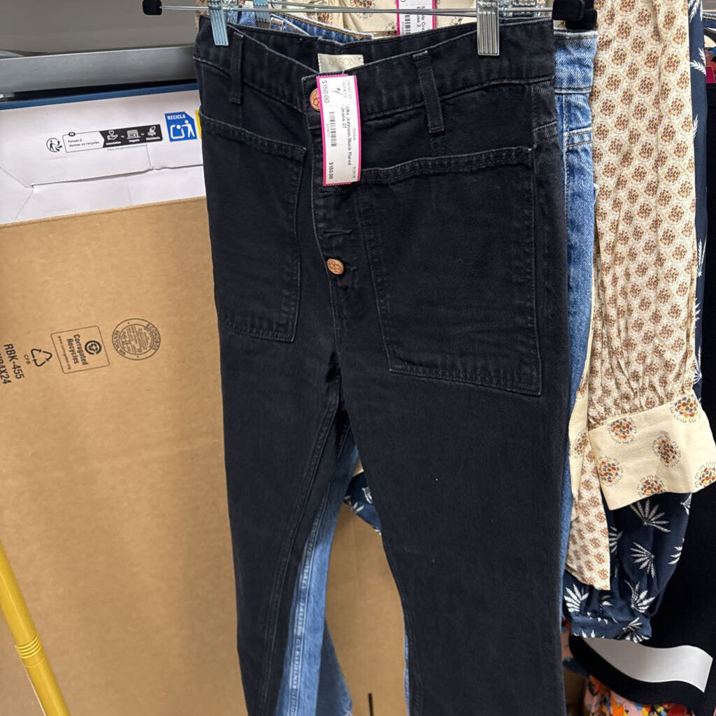 Black Flared Jeans