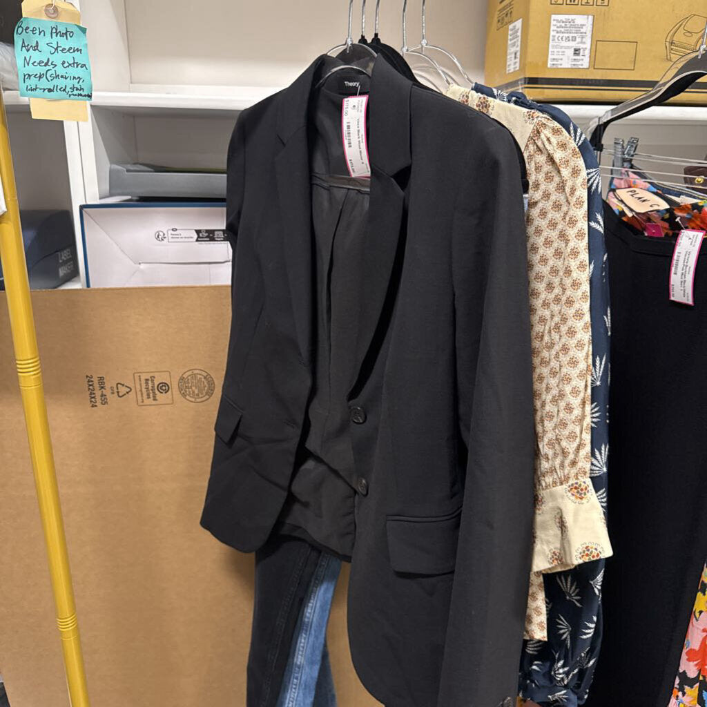 Black Wool Blazer