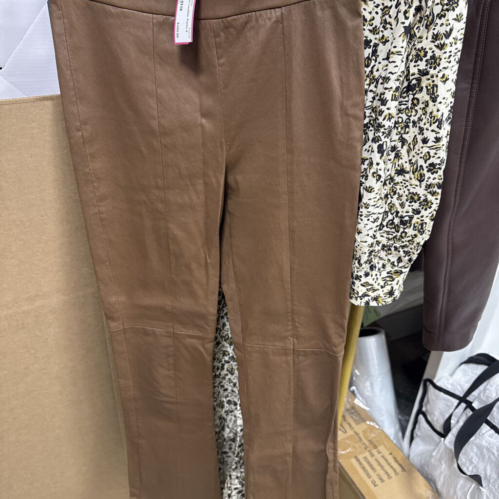 Brown Leather Pants