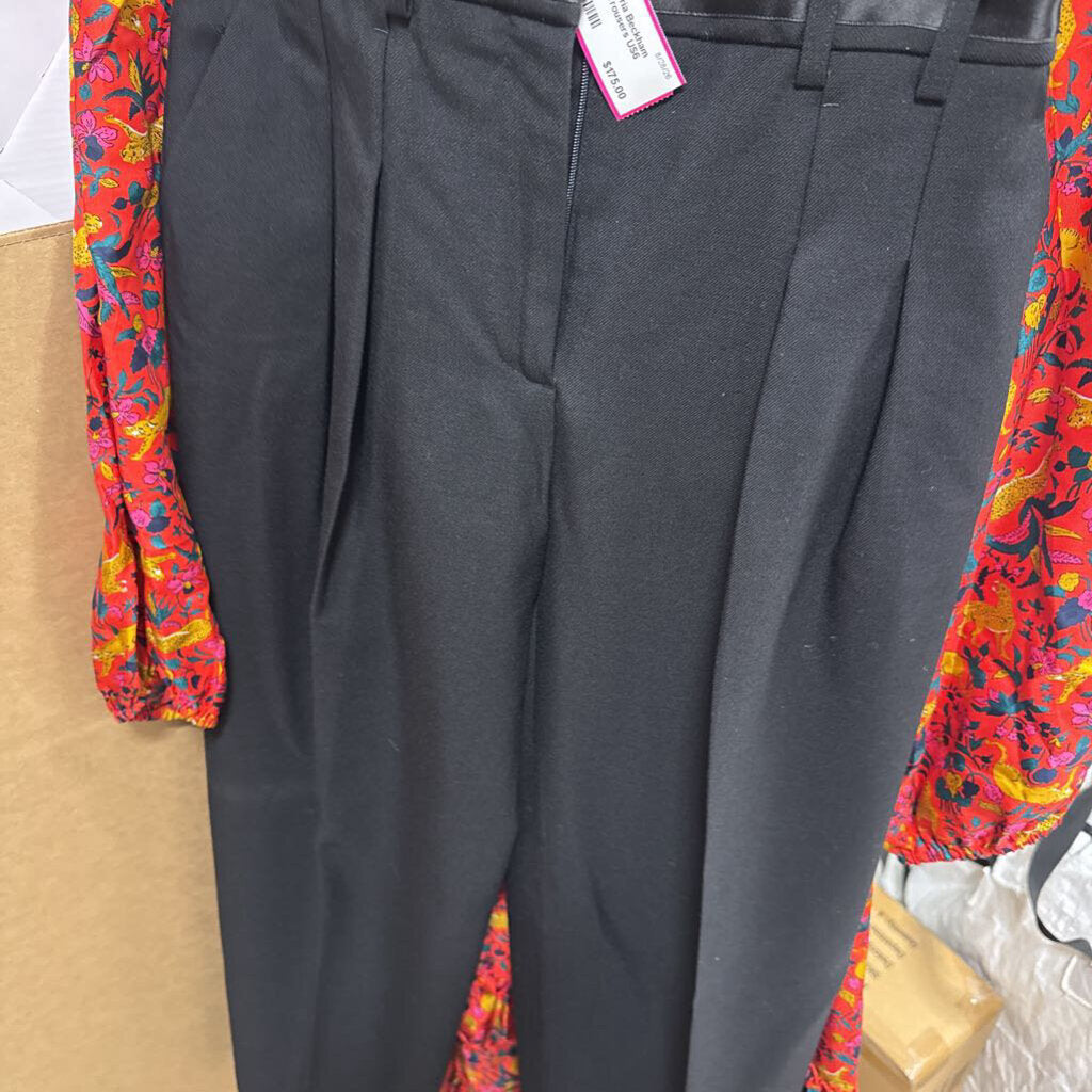 Black Wool Trousers
