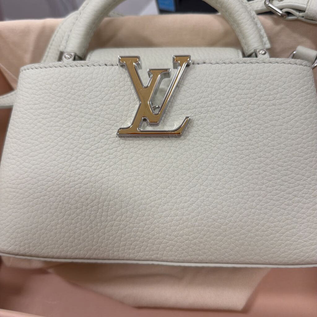 Beige Leather Mini BB Handbag (full set)