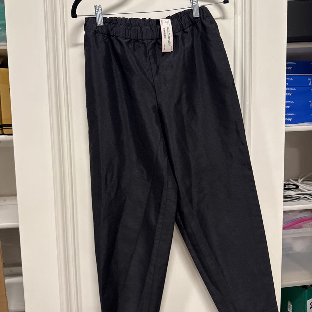 Black Nylon Drawstring Pant