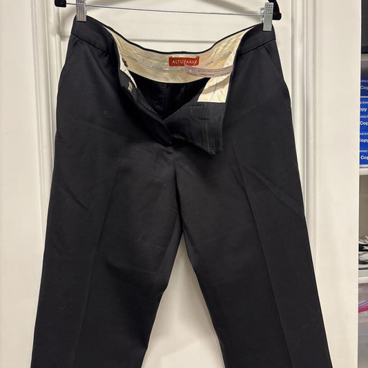 Black Wool Trouser