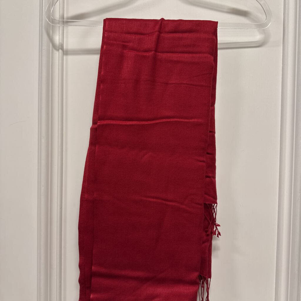 Red Cashmere/Silk Scarf