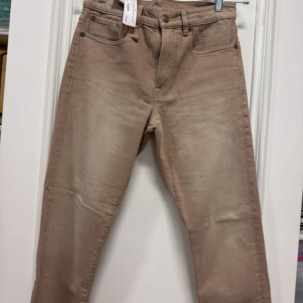 Brown Straight Leg Jeans