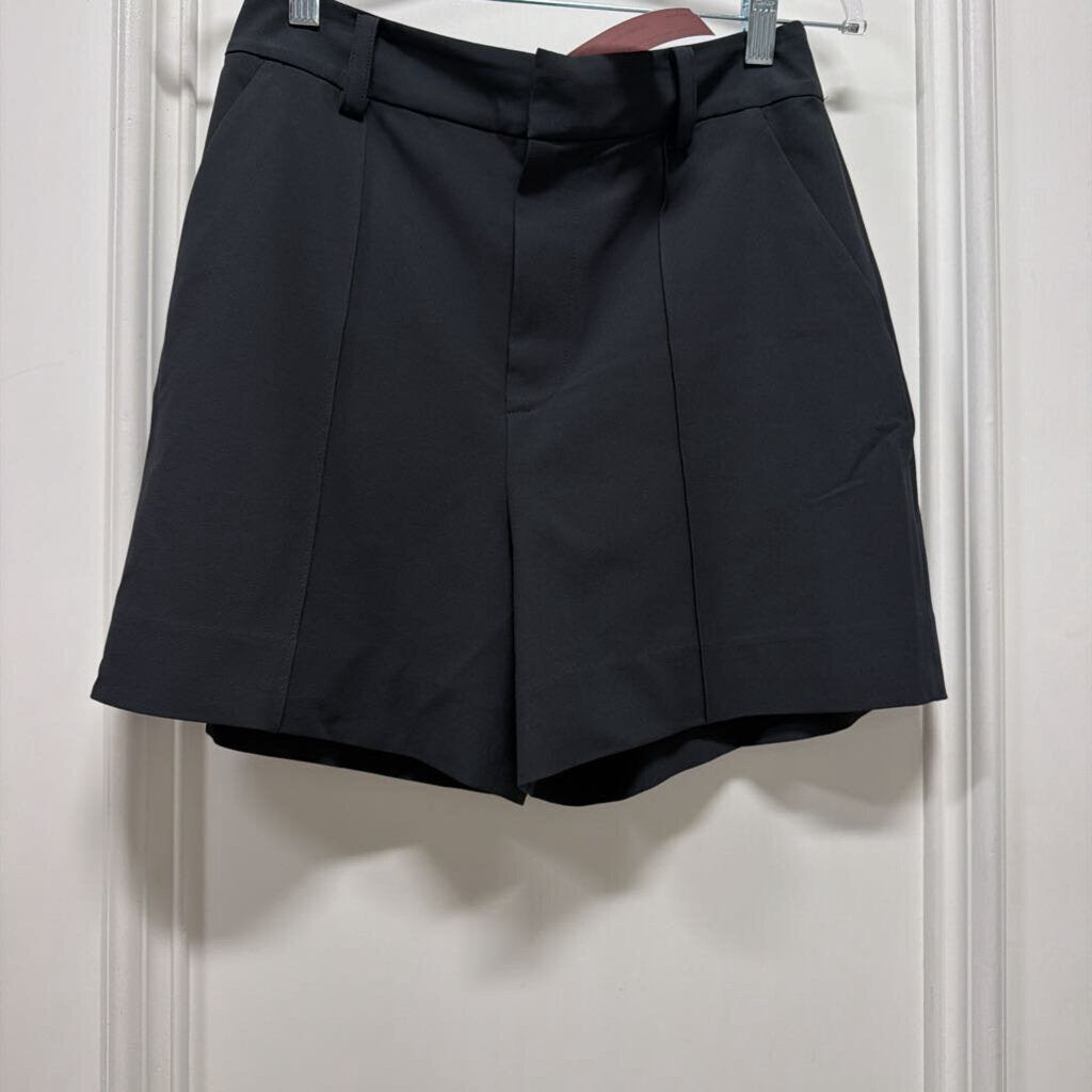 Black Poly Shorts