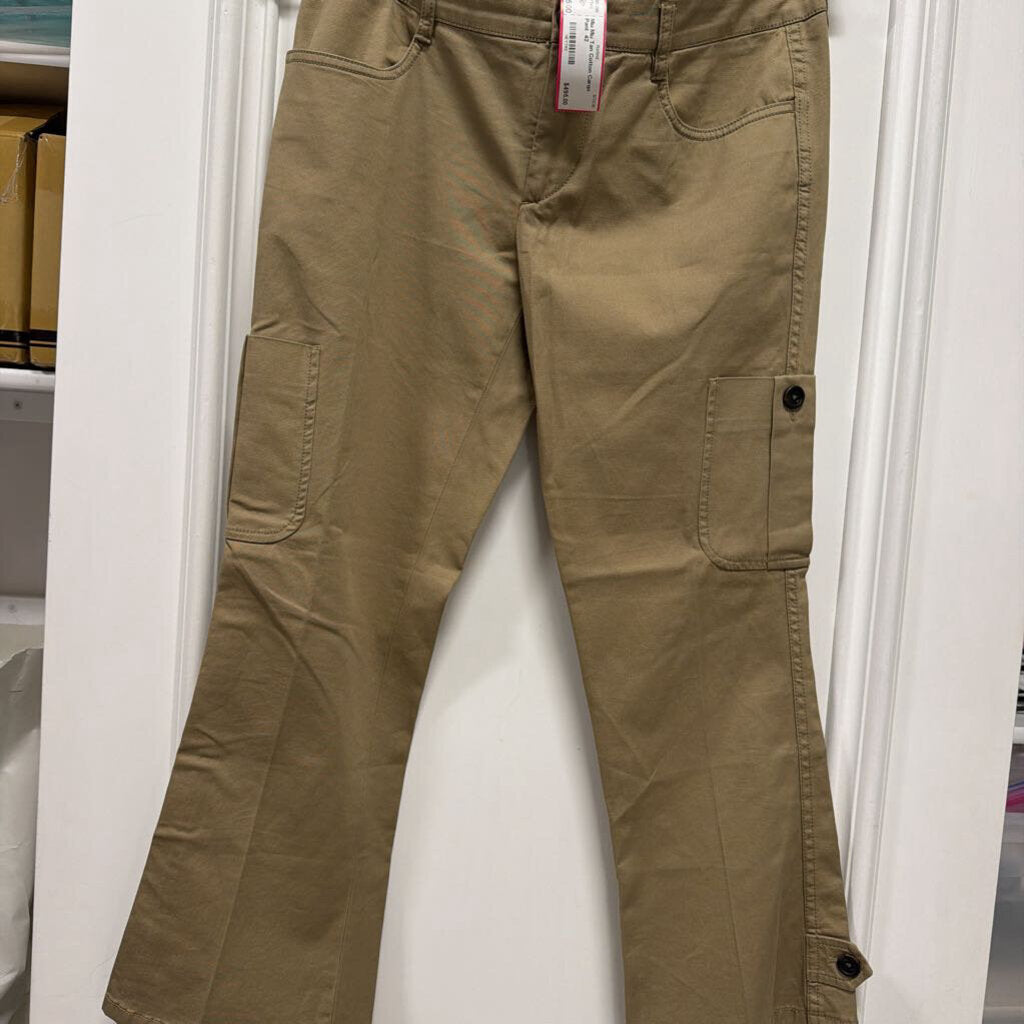 Tan Cotton Cargo Pant