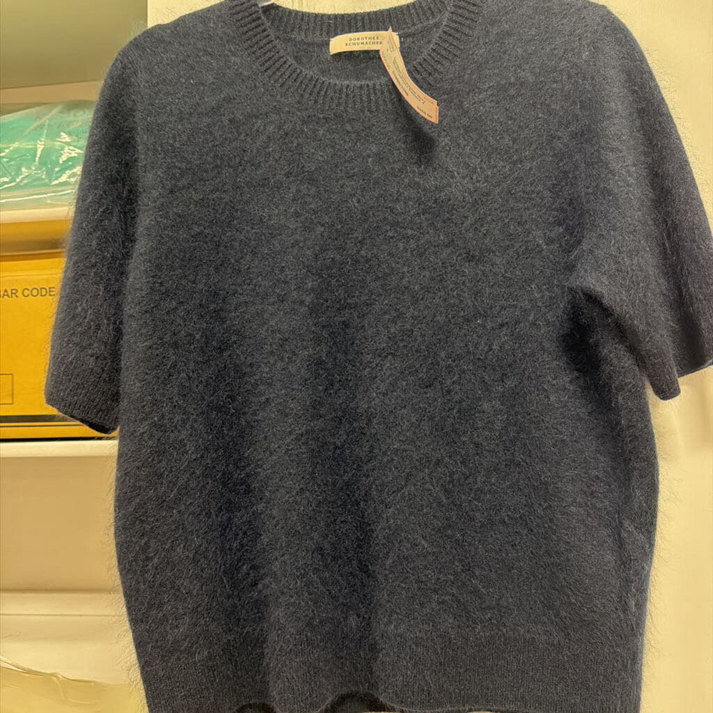 Navy Wool Cashmere Sweater