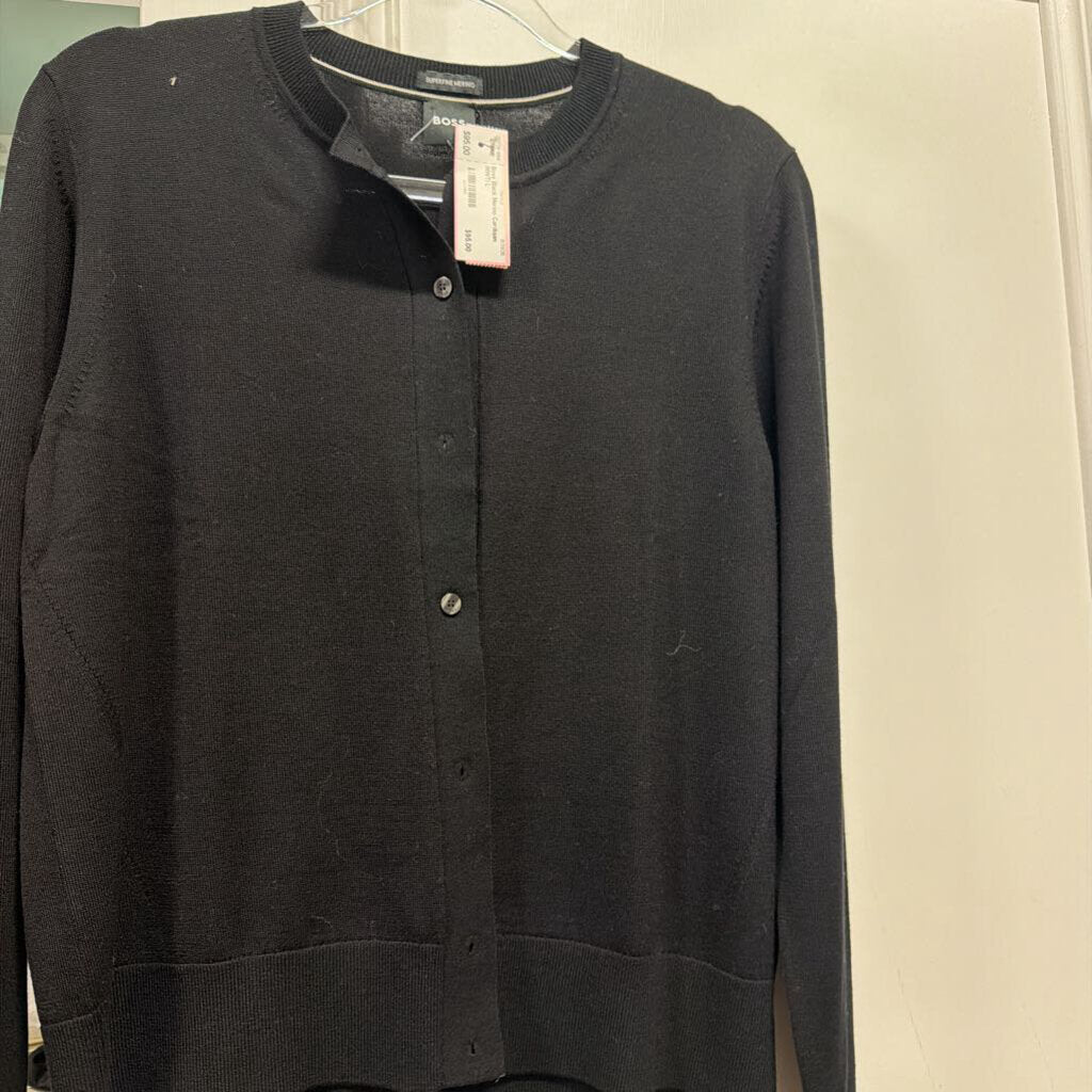 Black Merino Cardigan (NWT)