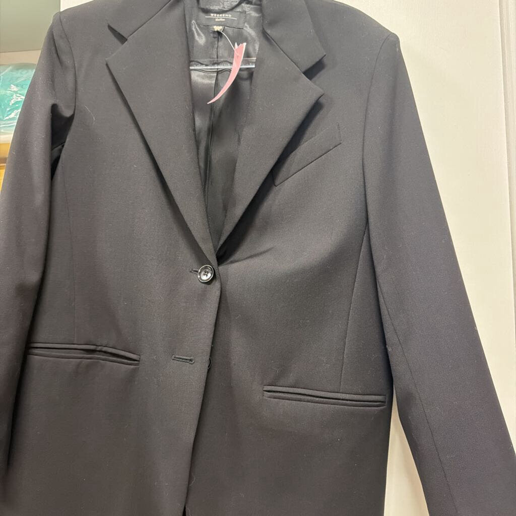 Black Wool Blazer