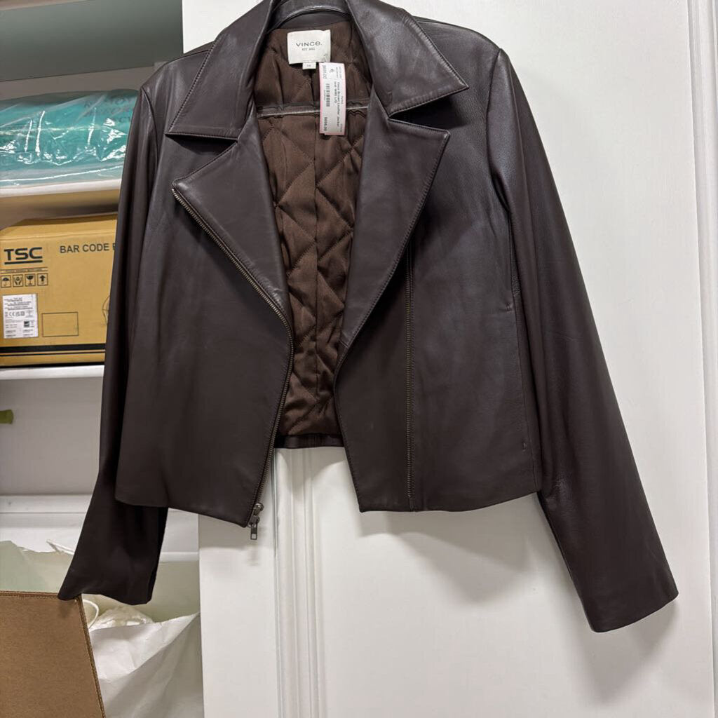 Brown Leather Jacket (est 1400)