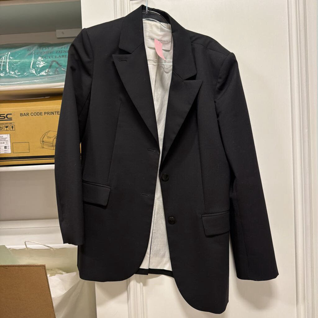 Black Wool Blazer