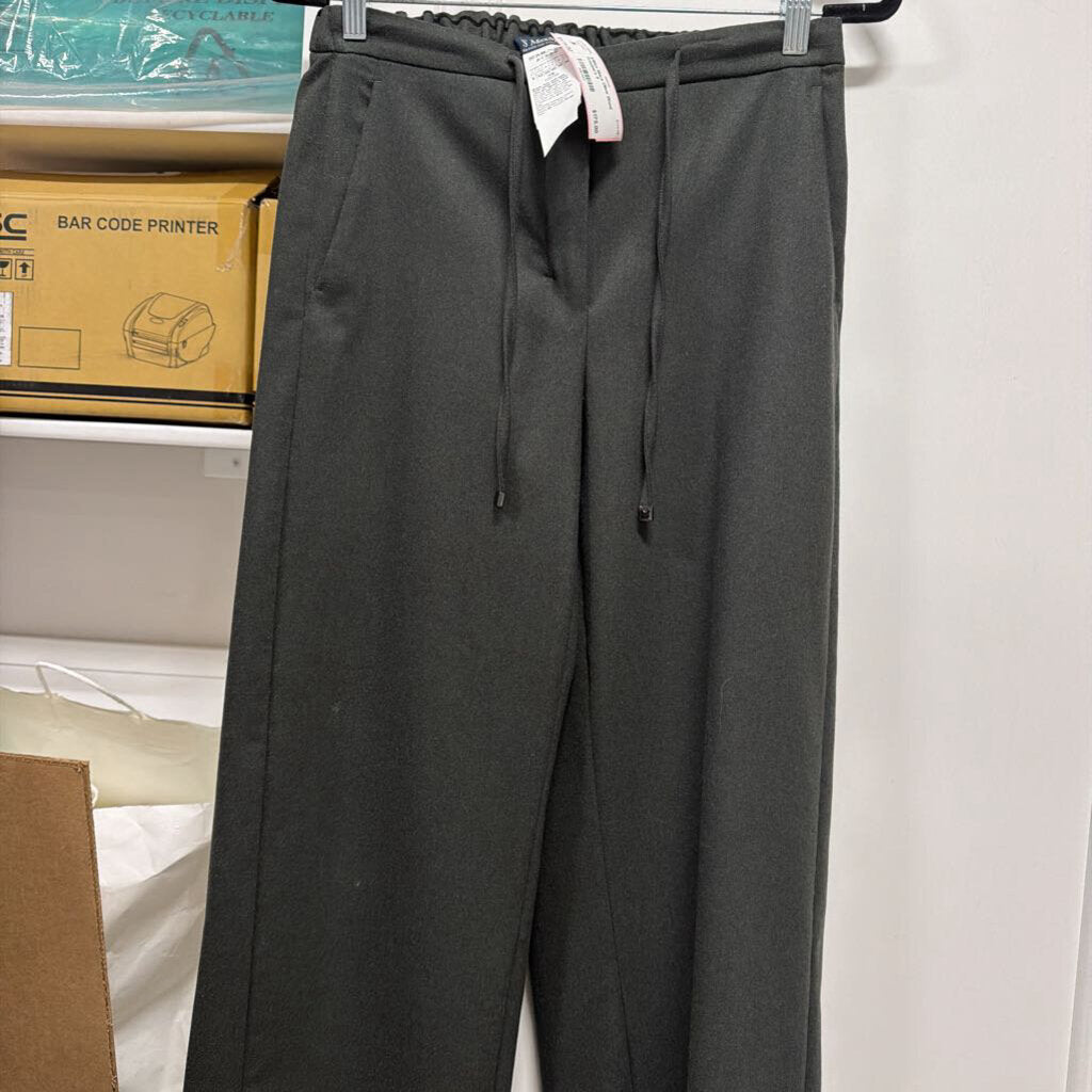 Olive Wool Trousers