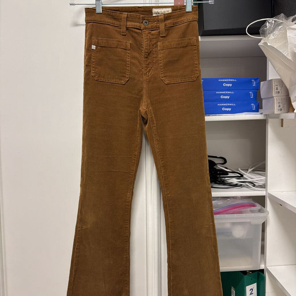 Brown Corduroy Fare Pant, 24