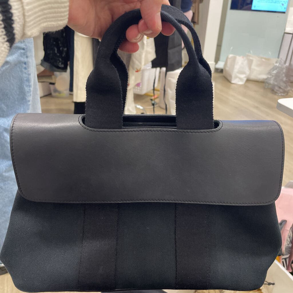 Black Valparaiso Canvas Tote