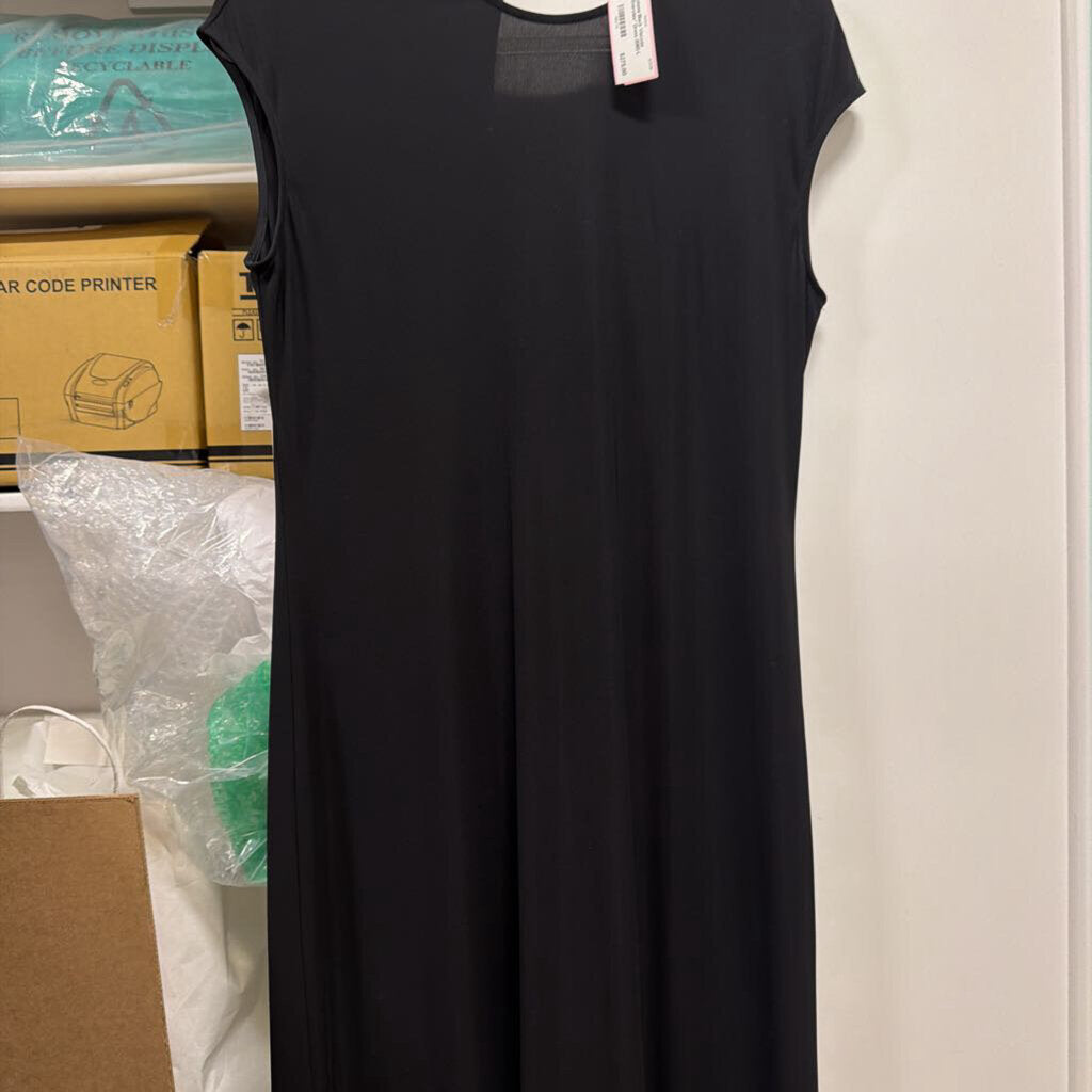 Black Viscose "Everyday" Dress (590)