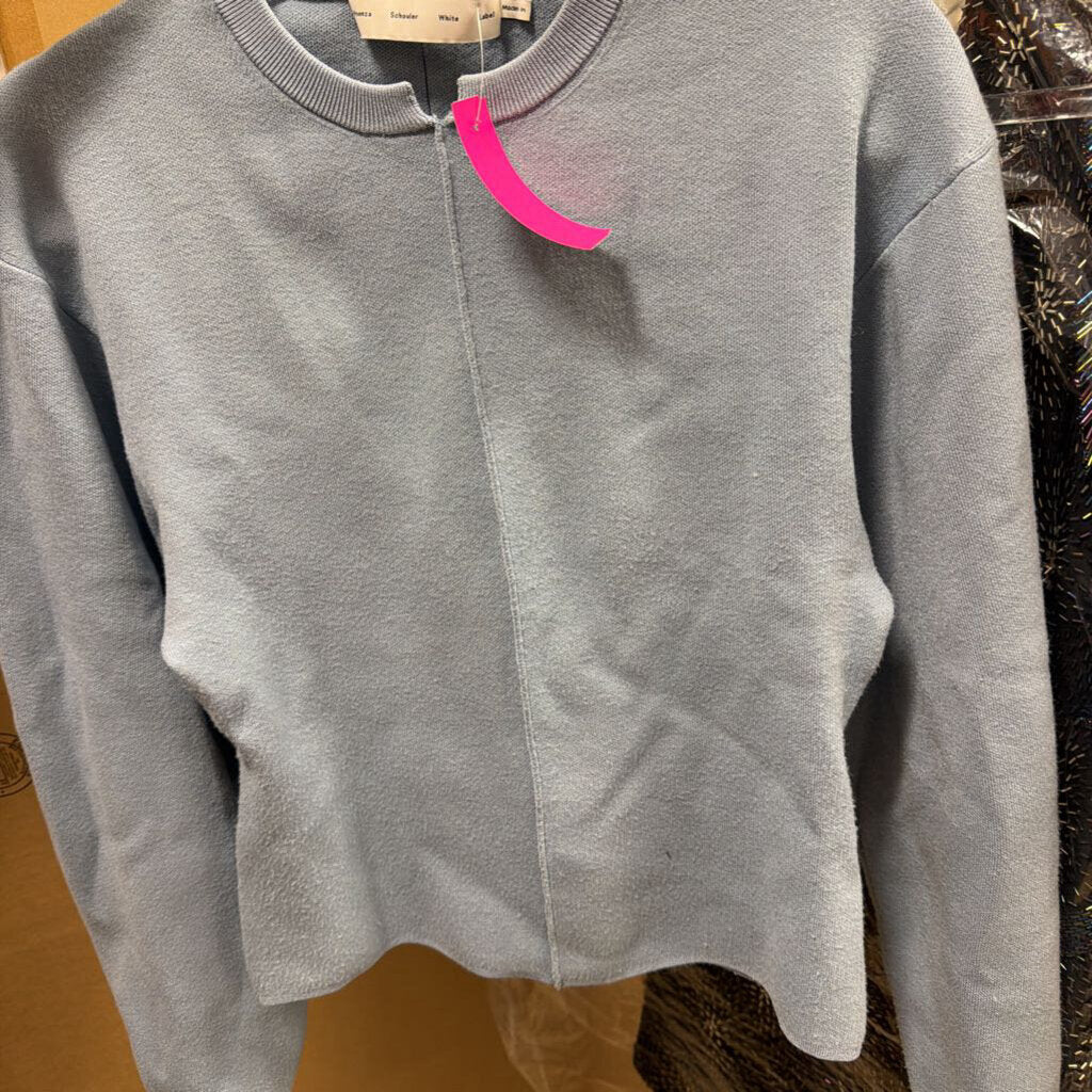 Light Blue Viscose Sweater