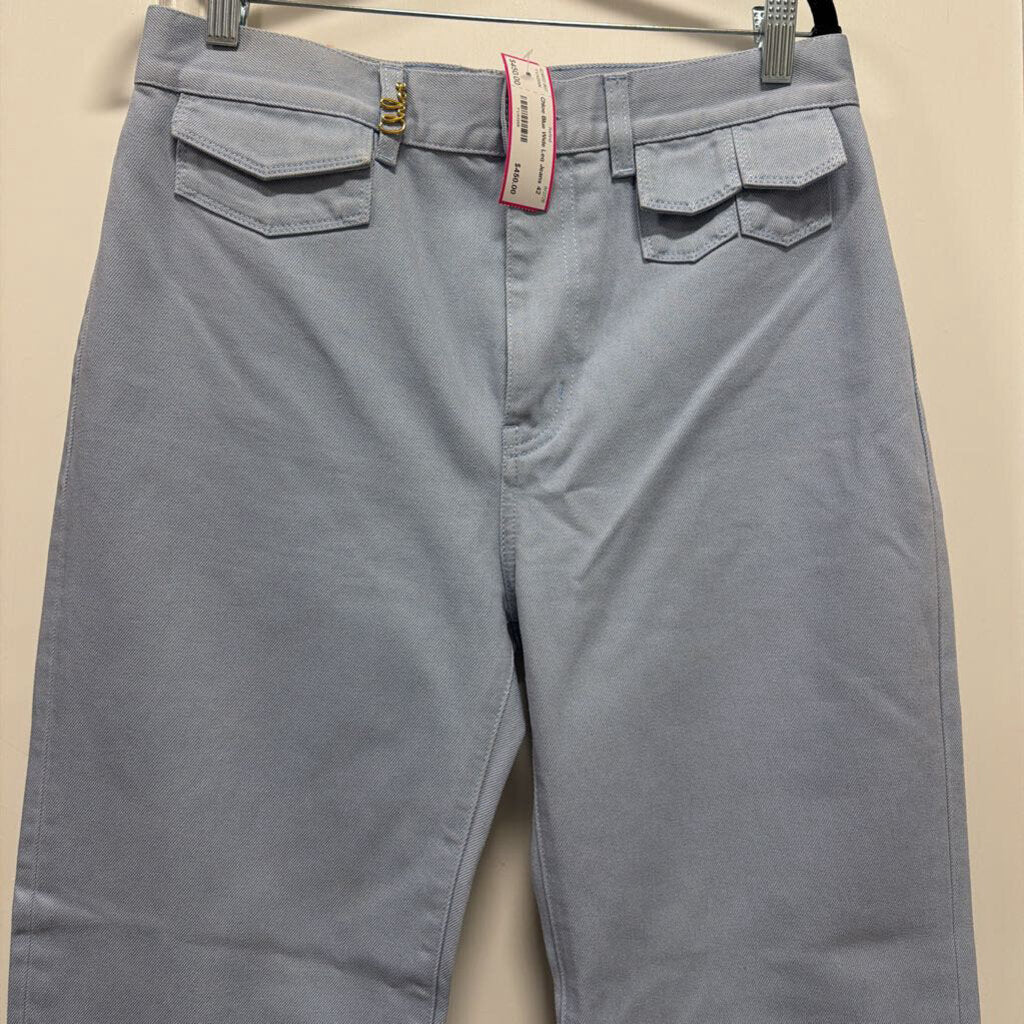 Blue Wide Leg Jeans