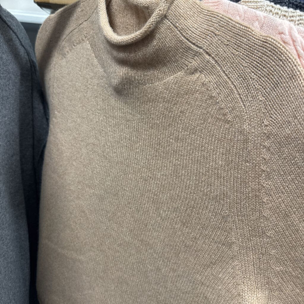 Camel Cashmere Knit SS Sweater