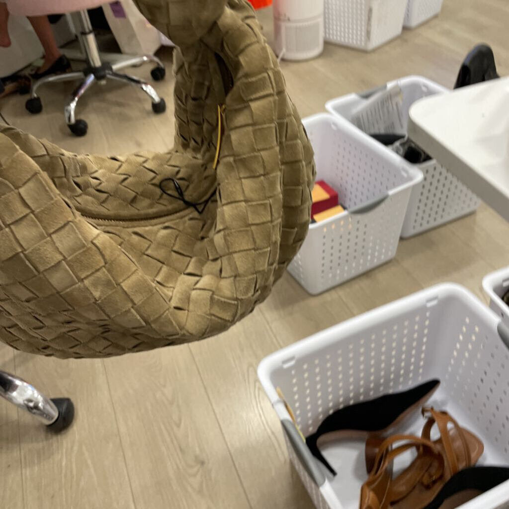 Olive Suede Jodie Bag FP!