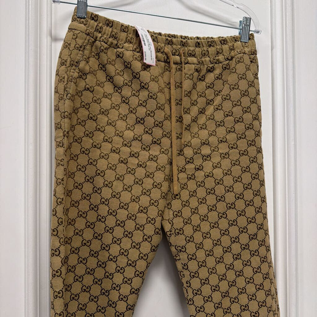 Beige/Brown Monogram Cotton/Poly Pant