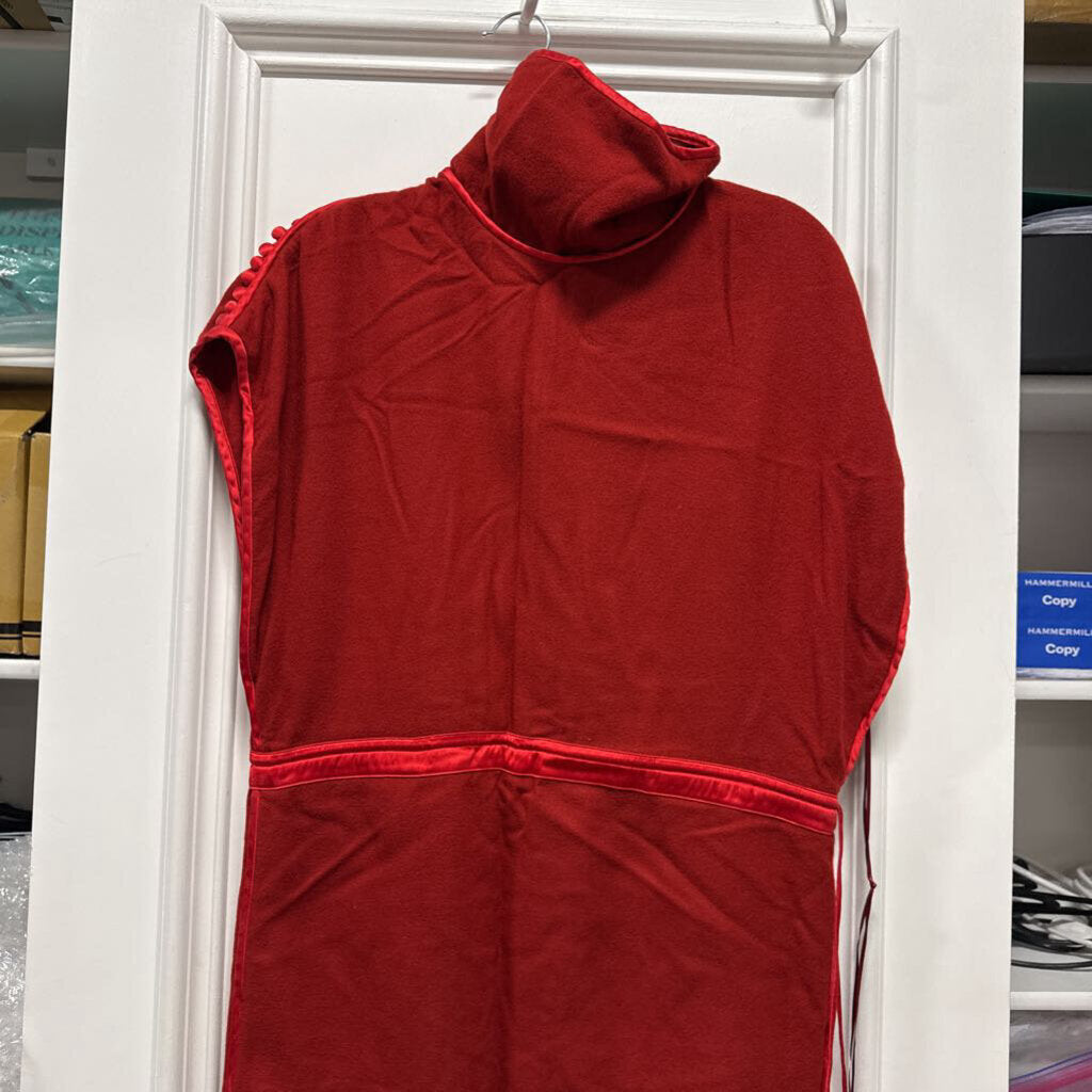 2019 Red Acetate Sleeveless Dress