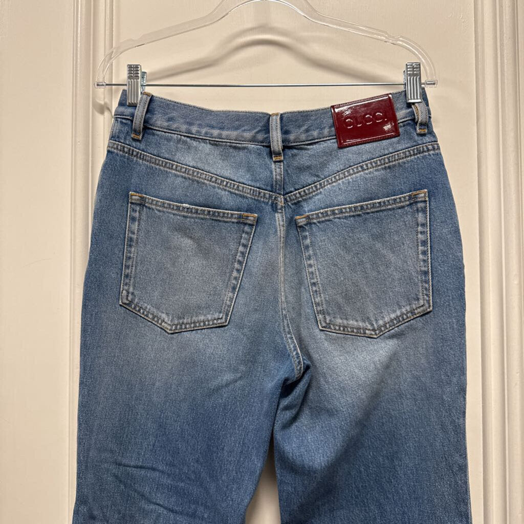 Medium Washed Straight Jean