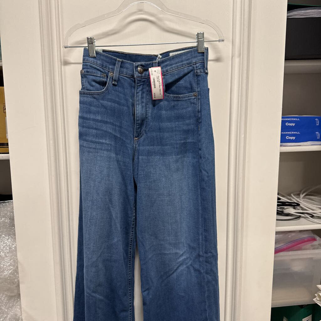 Blue Wide Leg Jean