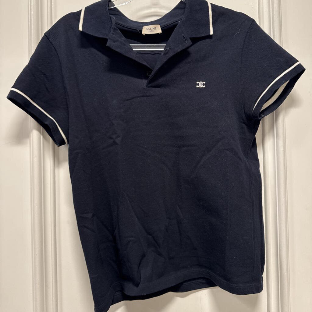 Navy Cotton Triomphe Shirt