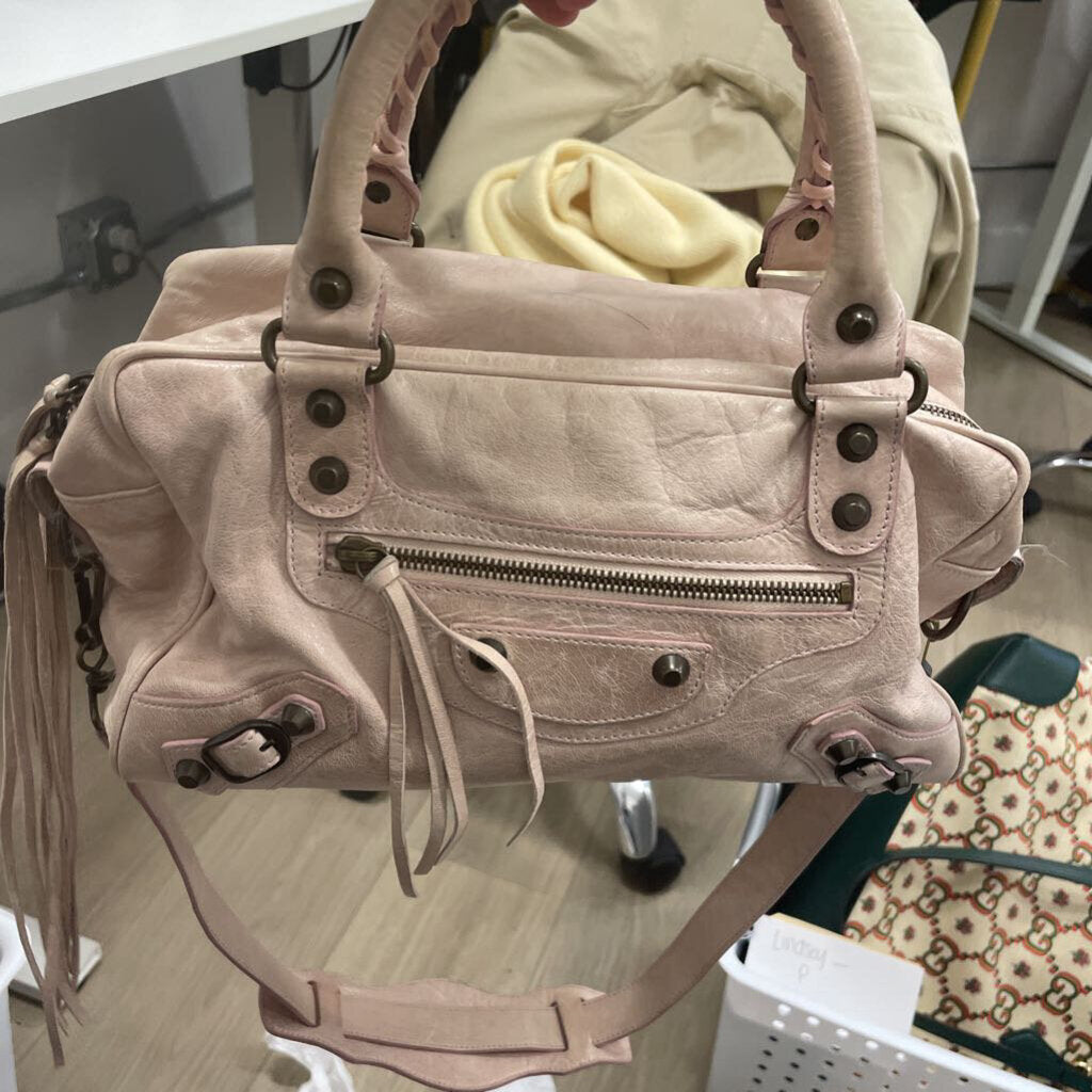 Lt Pink Classic Box Bag