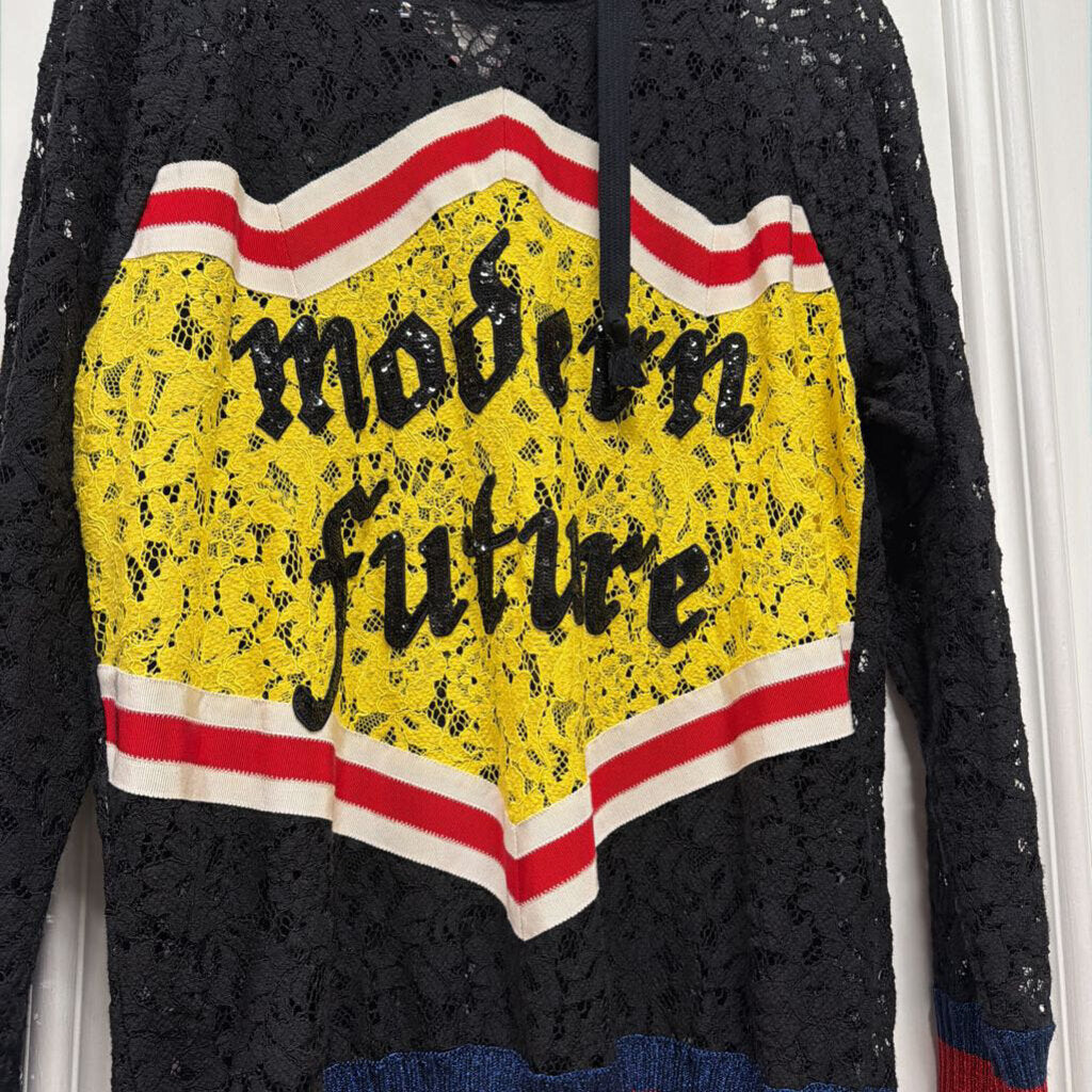 Multicolor Lace Sweatshirt