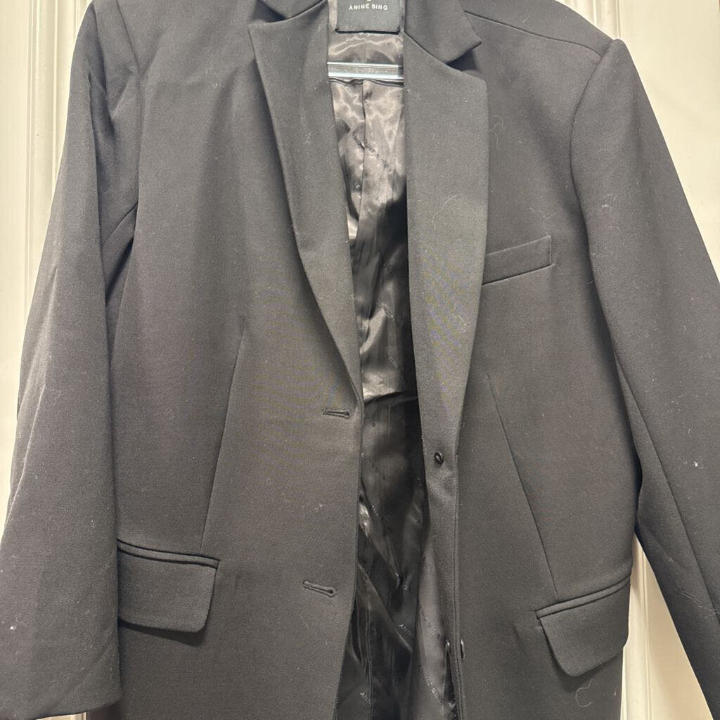 Black Wool Blazer