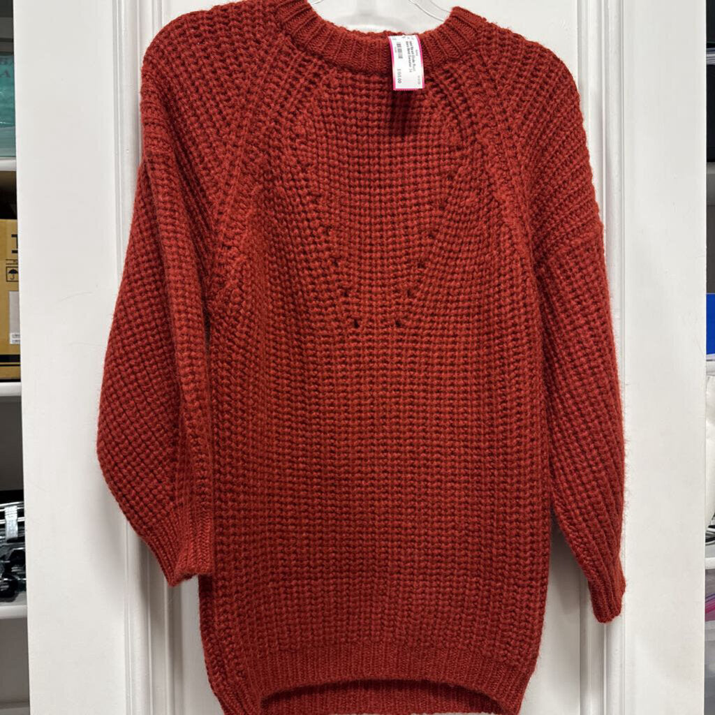 Rust Alpaca Blend Sweater