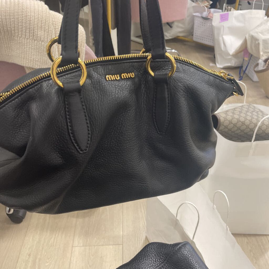 Black 2Way Bag (Missing strap tear in bottom)