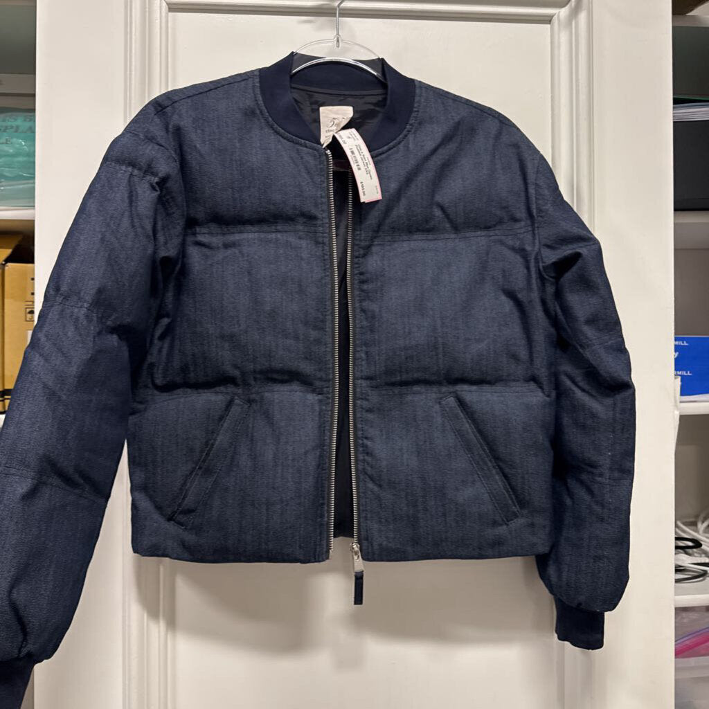 Blue Denim Padded Jacket