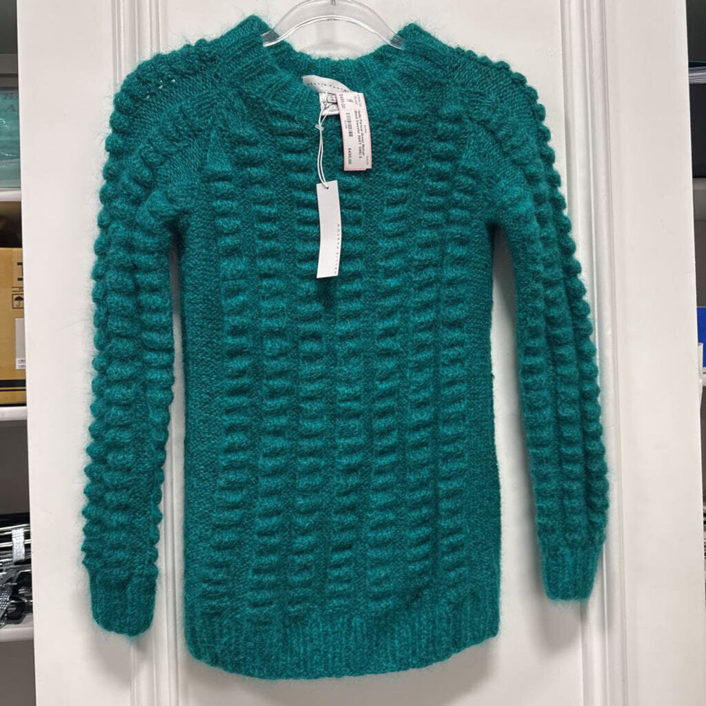 Green Mohair Blend Sweater (NWT 1395)