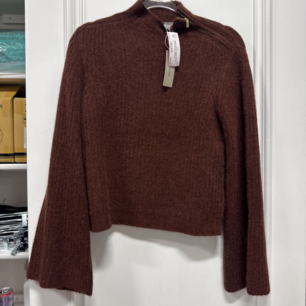 Brown Alpaca/Wool Blend Sweater (NWT)