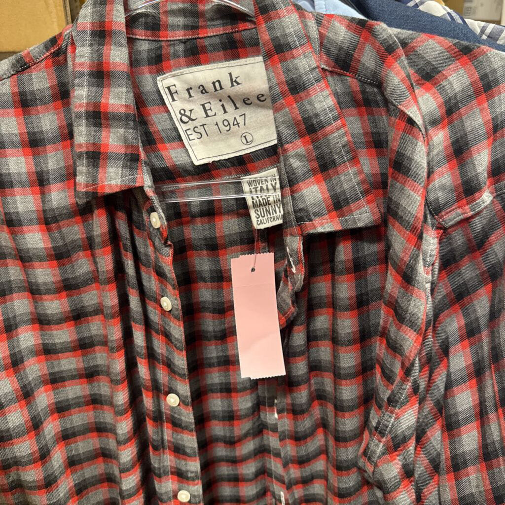 Black/Red Plaid Shirt