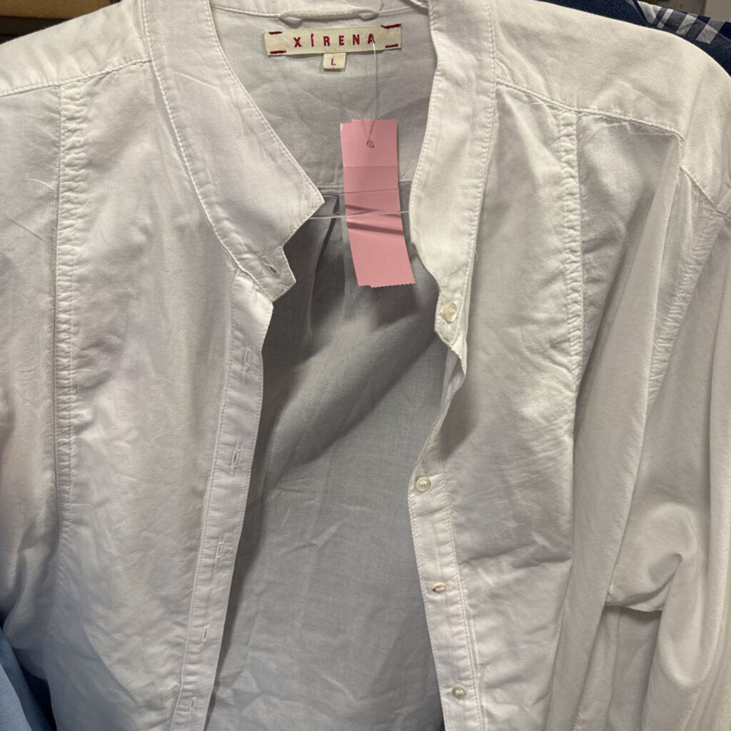 White Cotton Button Shirt
