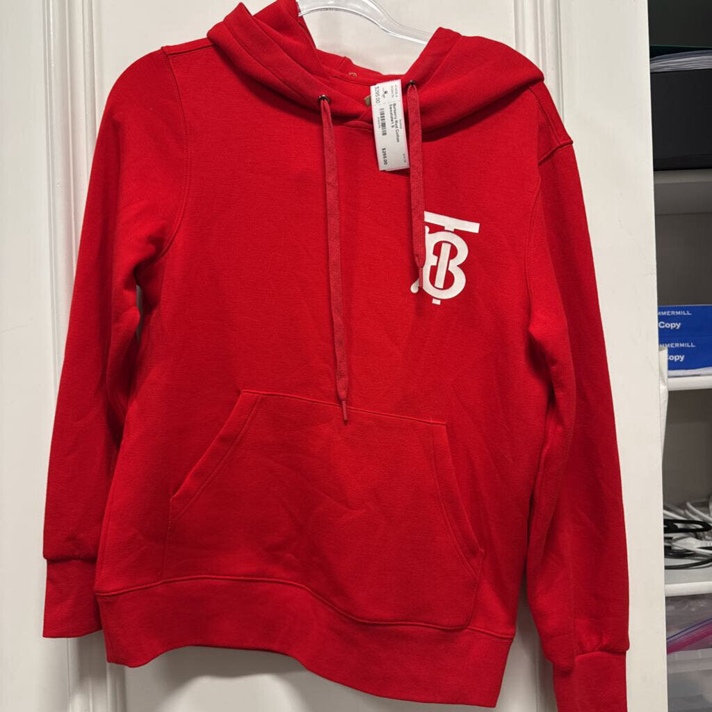 Red Cotton Sweatshirt