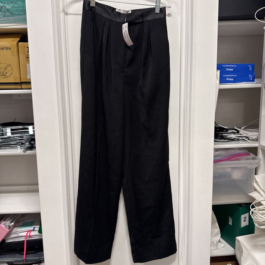 Black Poly Tuxedo Pant (NWT), XS